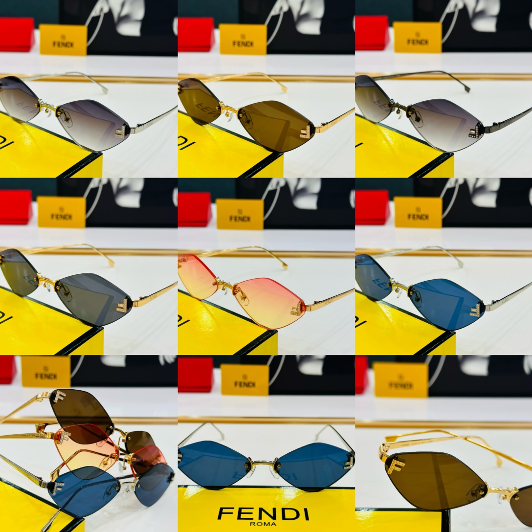 FEND*芬家FE4085Size60口15-145时尚酷独特镜腿XL标新立异