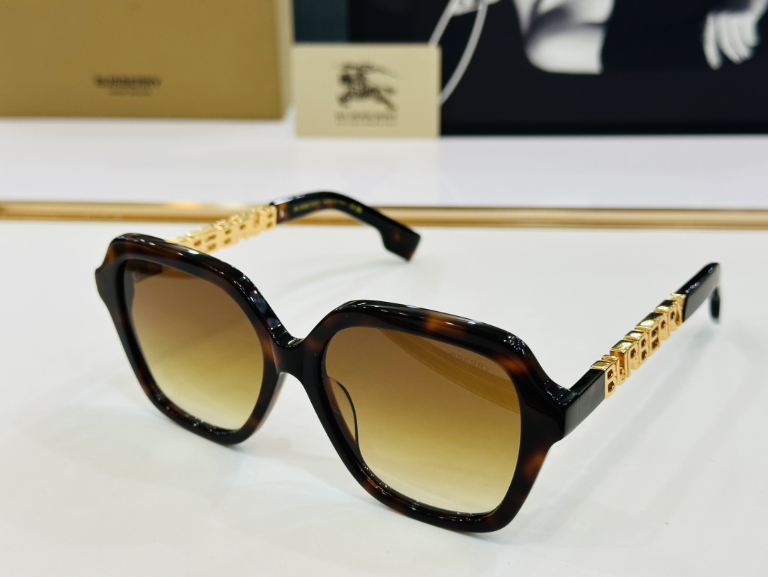 高品质BURBERR*巴家BE4408Size53口23-142女款太阳眼镜[得意]b高品质特色镜腿