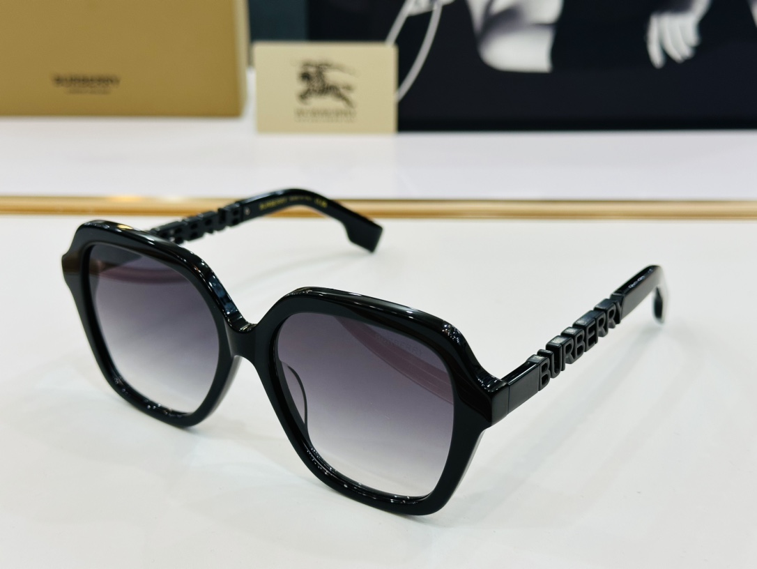 高品质BURBERR*巴家BE4408Size53口23-142女款太阳眼镜[得意]b高品质特色镜腿