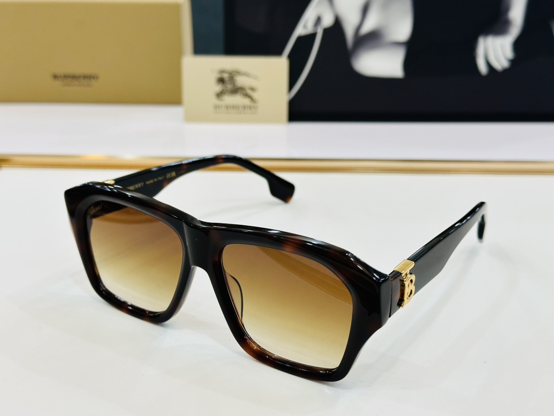 高品质BURBERR*巴家BE6005Size56口16-145女款太阳眼镜[得意]L高品质特色镜腿