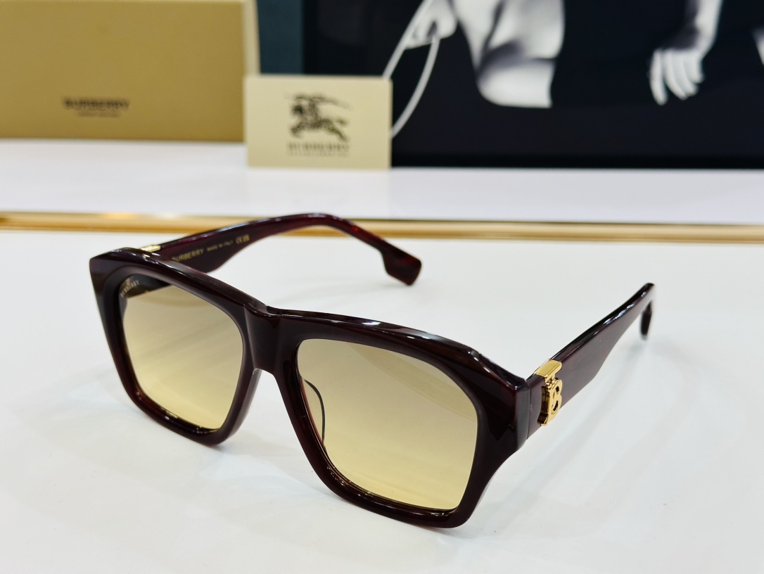 高品质BURBERR*巴家BE6005Size56口16-145女款太阳眼镜[得意]L高品质特色镜腿