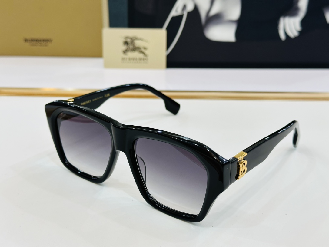 高品质BURBERR*巴家BE6005Size56口16-145女款太阳眼镜[得意]L高品质特色镜腿