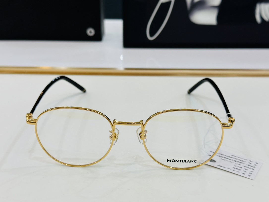 官网新品MONTBLANC万宝龙MB0343SASize55口21-145做工精良W完美电镀配戴舒适