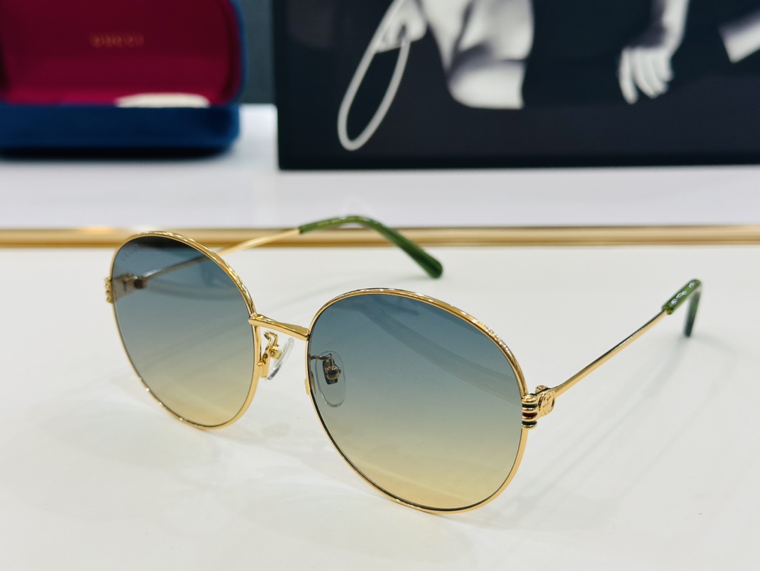 GUCC* 古家 GG1280 🐝🐝系列 Size：53口22-145   🍁🍁 D超绝品质太阳镜 。