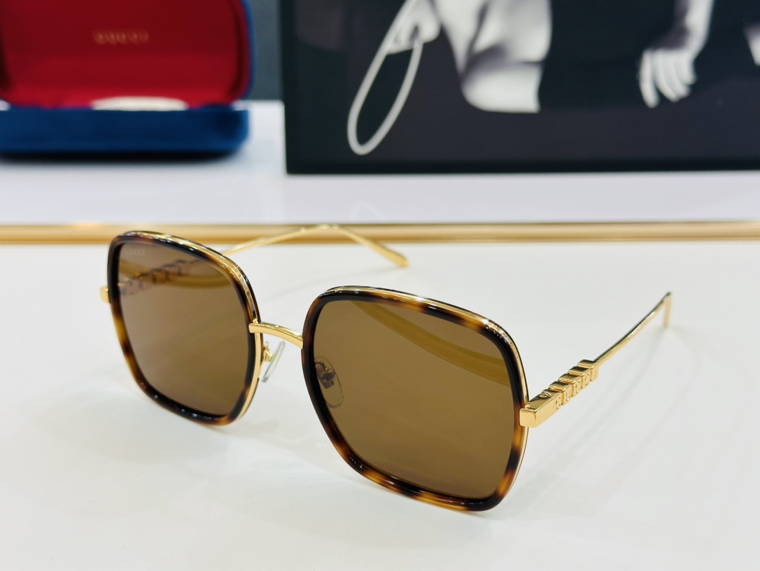 GUCC* 古家 GG1619   🐝🐝系列 Size：58口20-145  🍁🍁 K超绝品质太阳镜 。