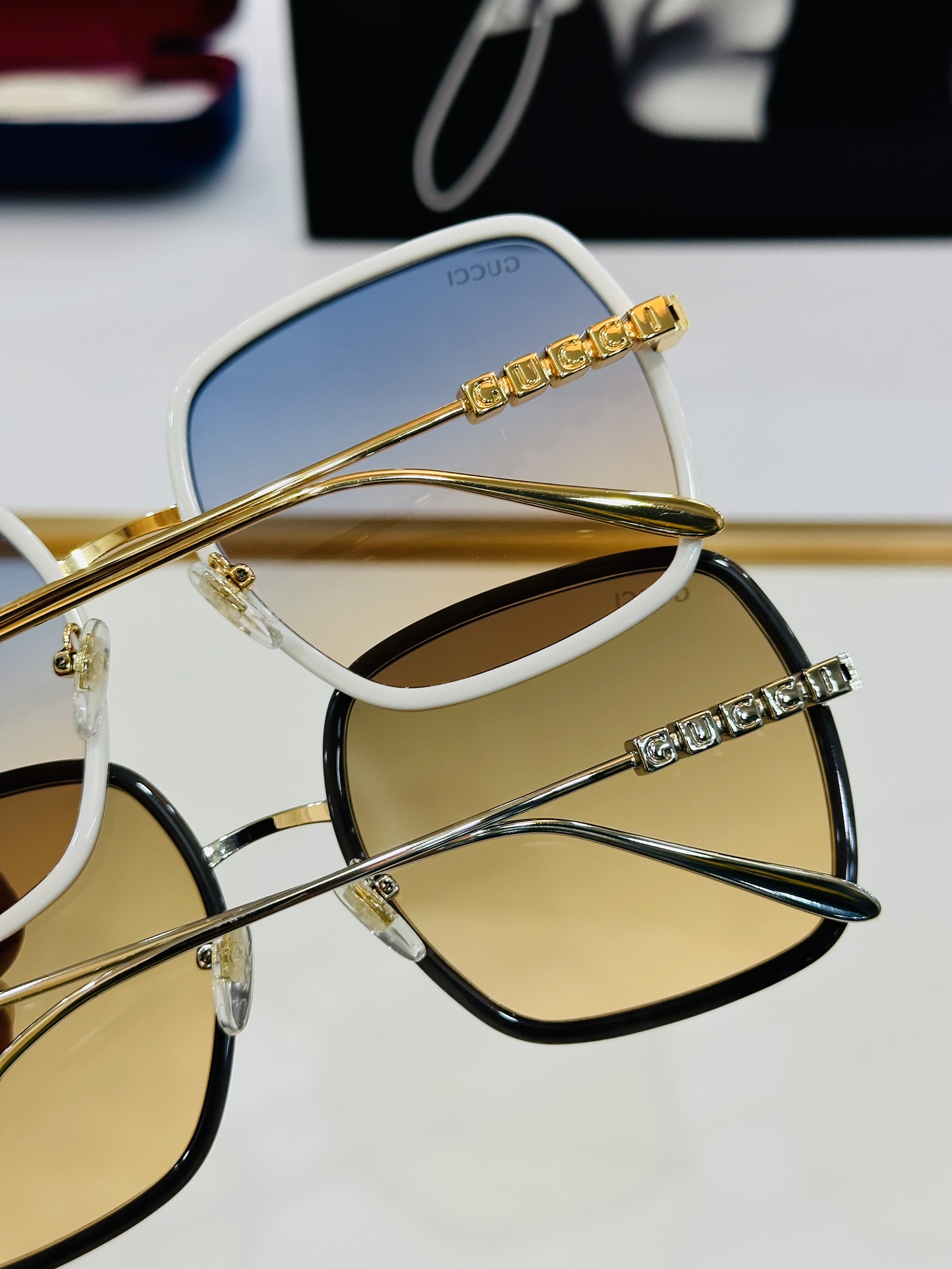 GUCC* 古家 GG1619   🐝🐝系列 Size：58口20-145  🍁🍁 K超绝品质太阳镜 。