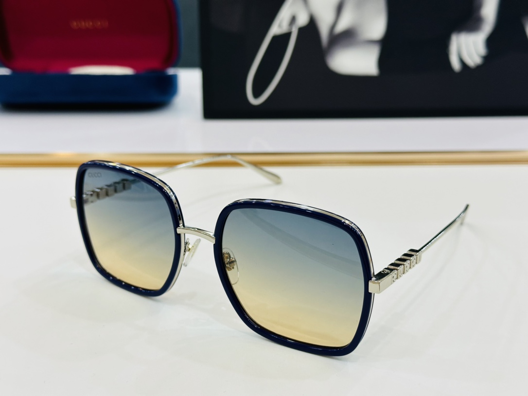 GUCC* 古家 GG1619   🐝🐝系列 Size：58口20-145  🍁🍁 K超绝品质太阳镜 。