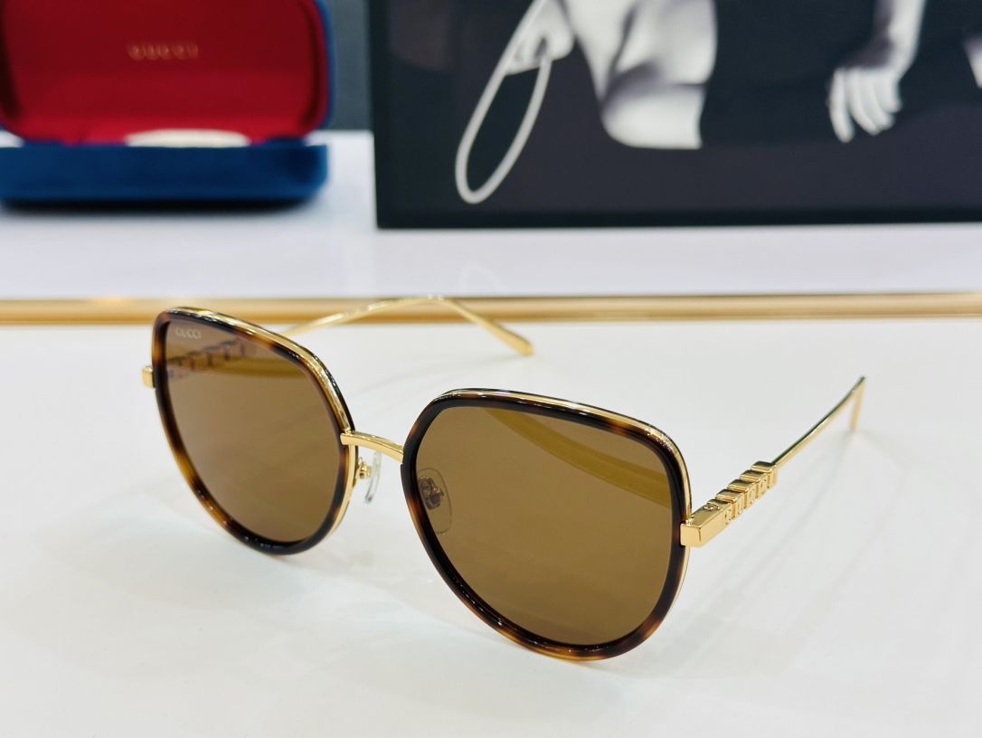 GUCC* 古家 GG1620    🐝🐝系列 Size：59口18-145  🍁🍁 K超绝品质太阳镜 