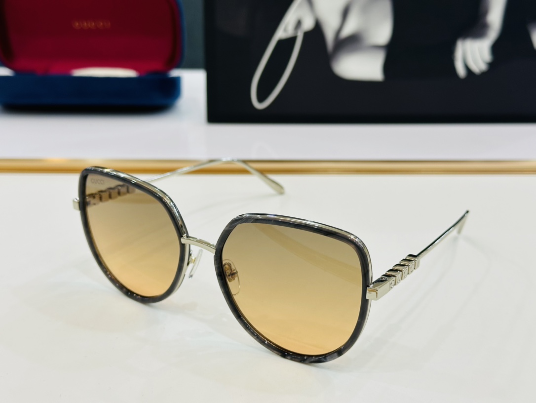 GUCC* 古家 GG1620    🐝🐝系列 Size：59口18-145  🍁🍁 K超绝品质太阳镜 