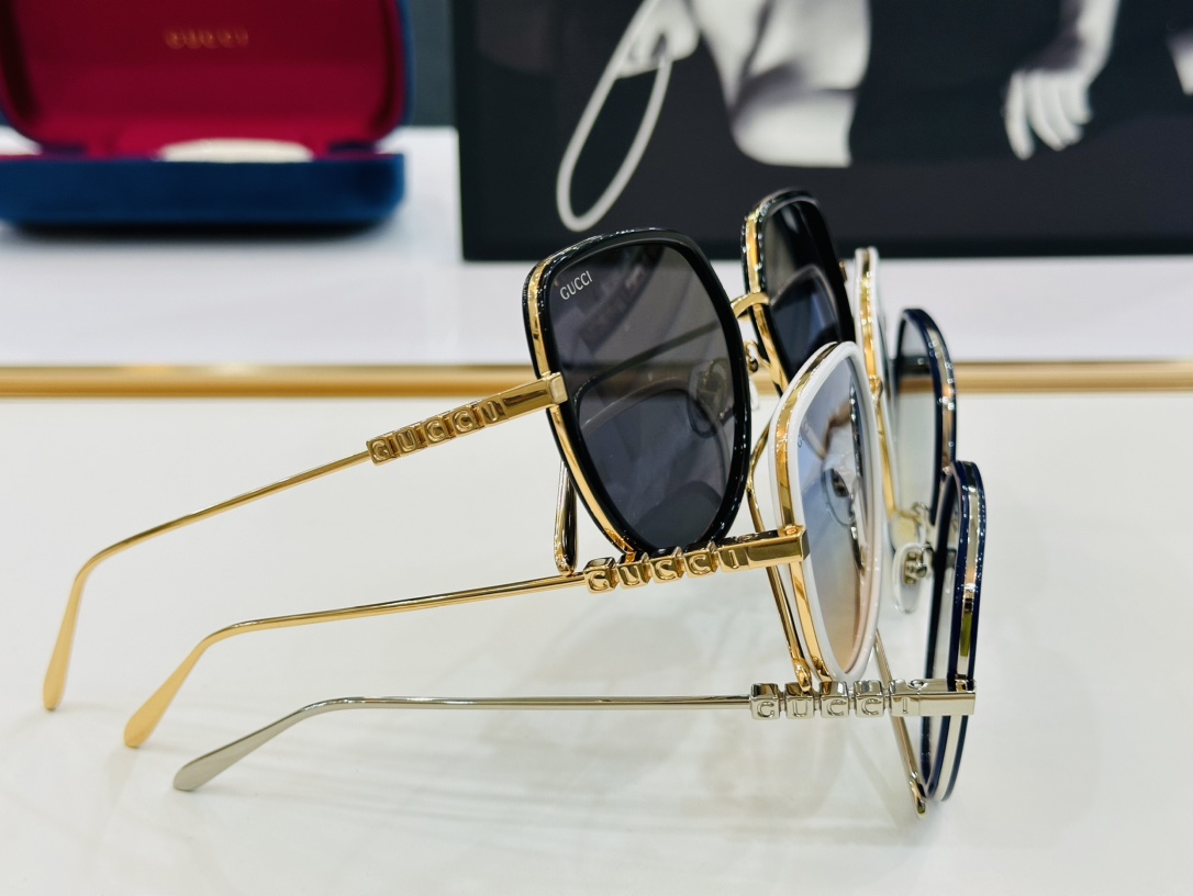 GUCC* 古家 GG1620    🐝🐝系列 Size：59口18-145  🍁🍁 K超绝品质太阳镜 