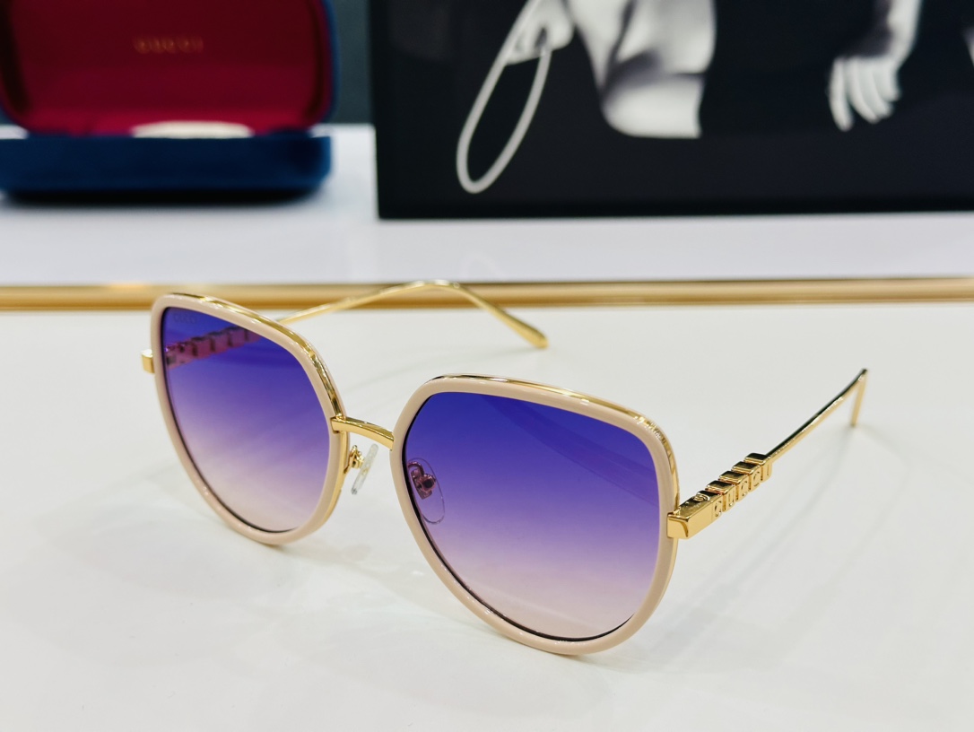 GUCC* 古家 GG1620    🐝🐝系列 Size：59口18-145  🍁🍁 K超绝品质太阳镜 