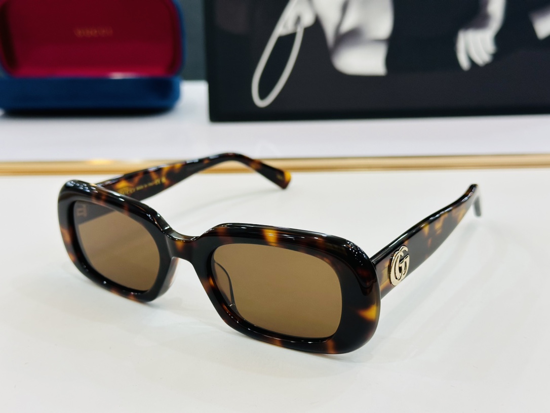 🔺GUCC*🔻 古家GG10013SK Size：52口21-145 女士款 墨镜搭配镜框🔝🔝时尚靓丽 