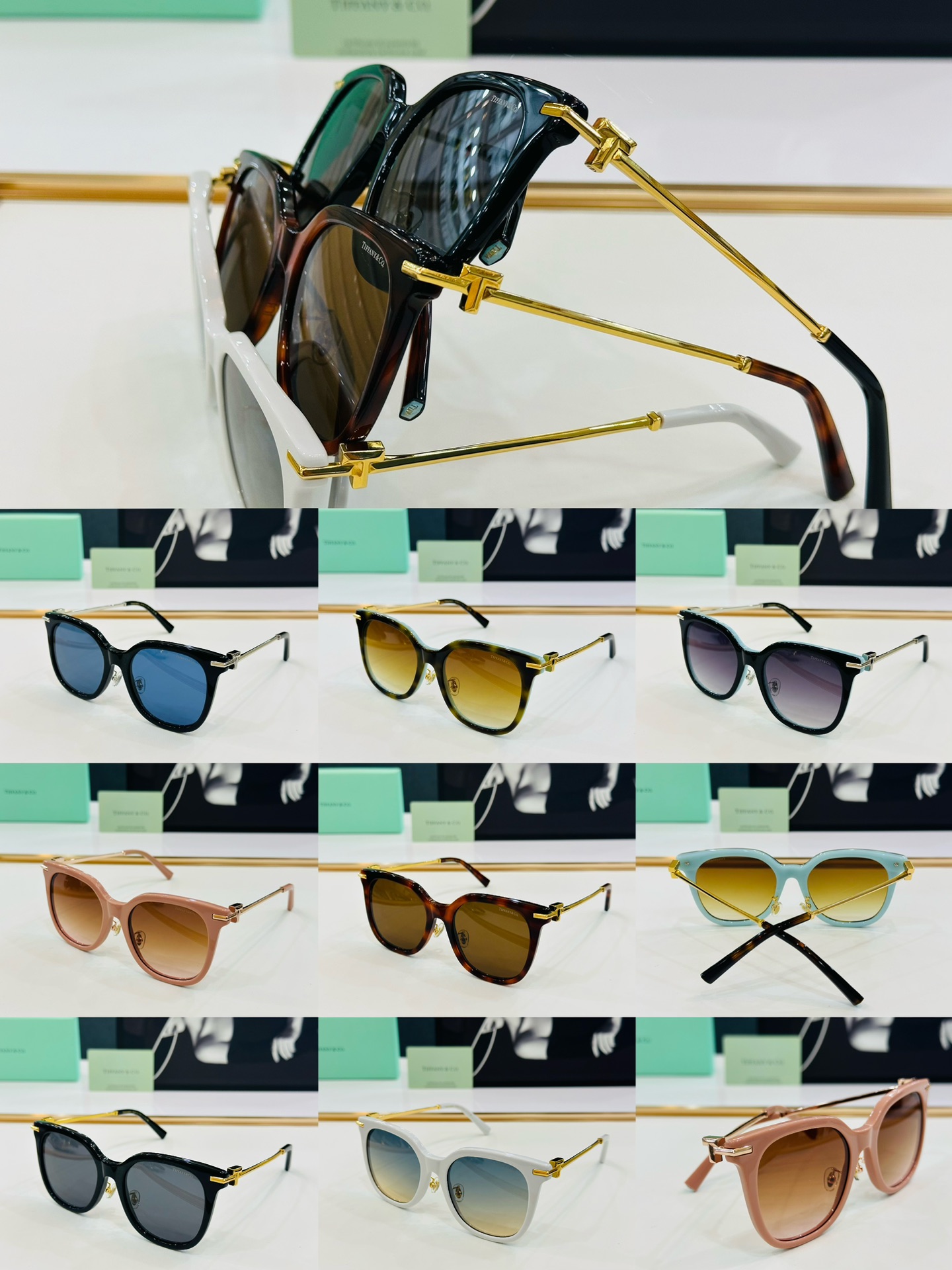 蒂芙家 Tiffany & CO. TF5006 Size：53口19-140 时尚太阳镜架 👍b多色可