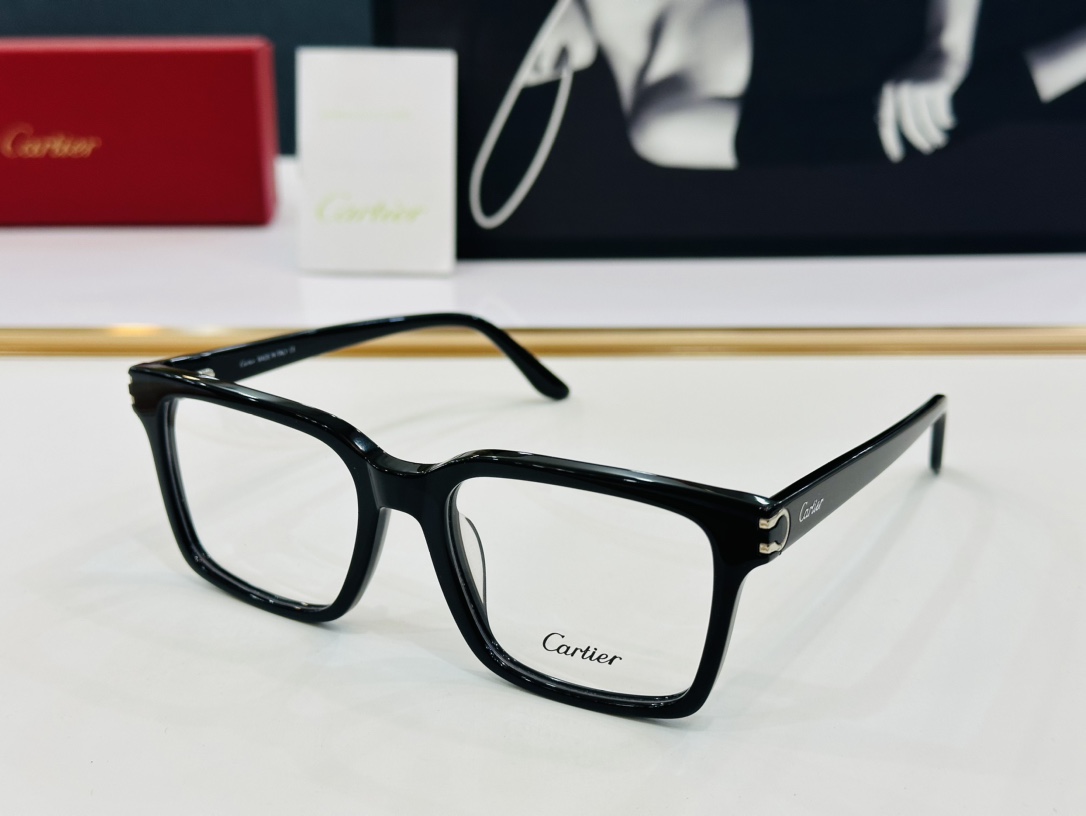 Cartier-卡家CT0456OSize54口19-145不挑脸型简约大气时尚休闲L小框型