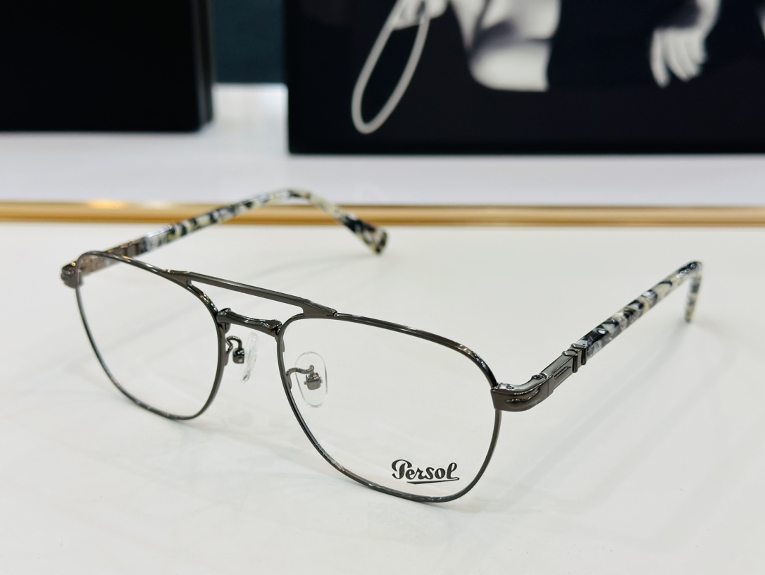 Persol️MODELPO2476V️SIZE55口18-145板材框b光学镜