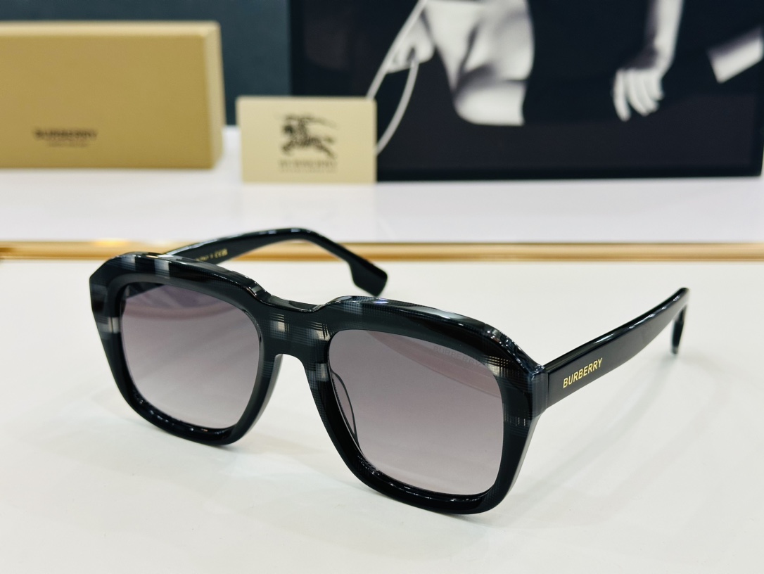 高品质BURBERR*巴家BE4350Size55口21-145女款太阳眼镜[得意]X高品质特色镜腿