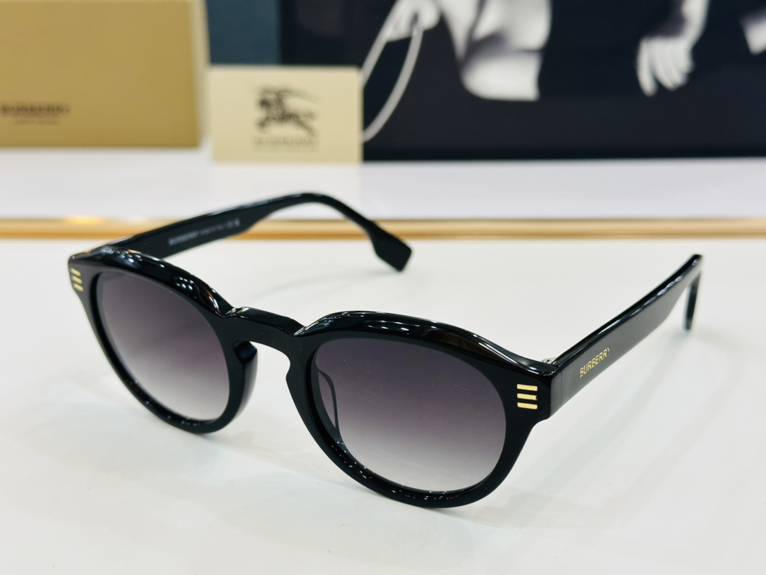 高品质BURBERR*巴家BE4404Size50口23-145女款太阳眼镜[得意]L高品质特色镜腿