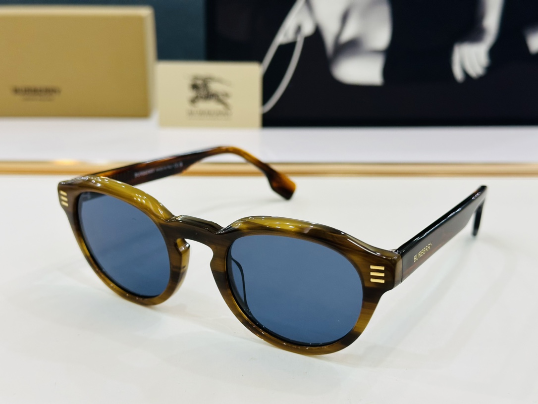 高品质BURBERR*巴家BE4404Size50口23-145女款太阳眼镜[得意]L高品质特色镜腿