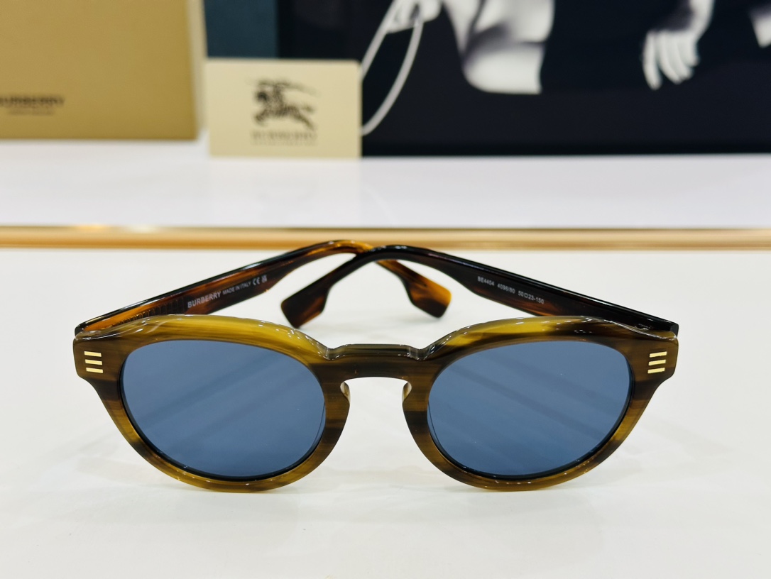 高品质BURBERR*巴家BE4404Size50口23-145女款太阳眼镜[得意]L高品质特色镜腿