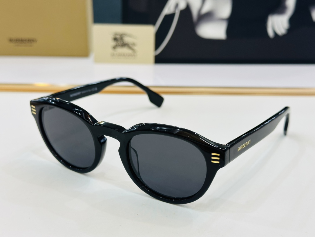 高品质BURBERR*巴家BE4404Size50口23-145女款太阳眼镜[得意]L高品质特色镜腿