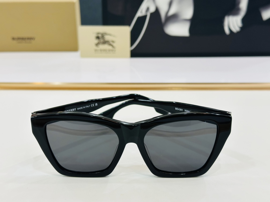 高品质BURBERR*巴家BE4391Size54口17-140女款太阳眼镜[得意]L高品质特色镜腿