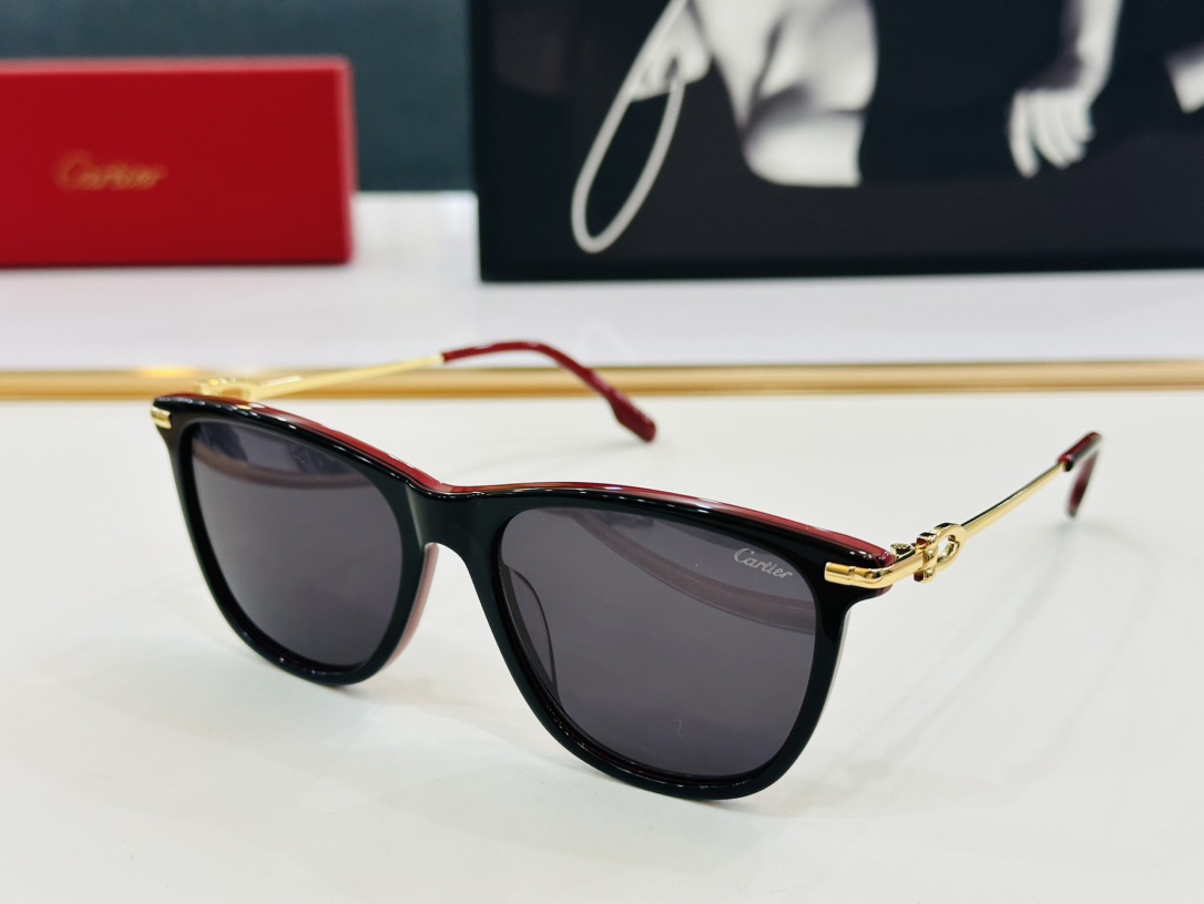 Cartier-卡家CT0515Size54口19-145不挑脸型简约大气时尚休闲Z框型简约