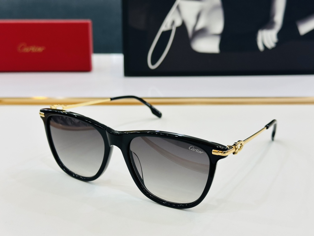 Cartier-卡家CT0515Size54口19-145不挑脸型简约大气时尚休闲Z框型简约