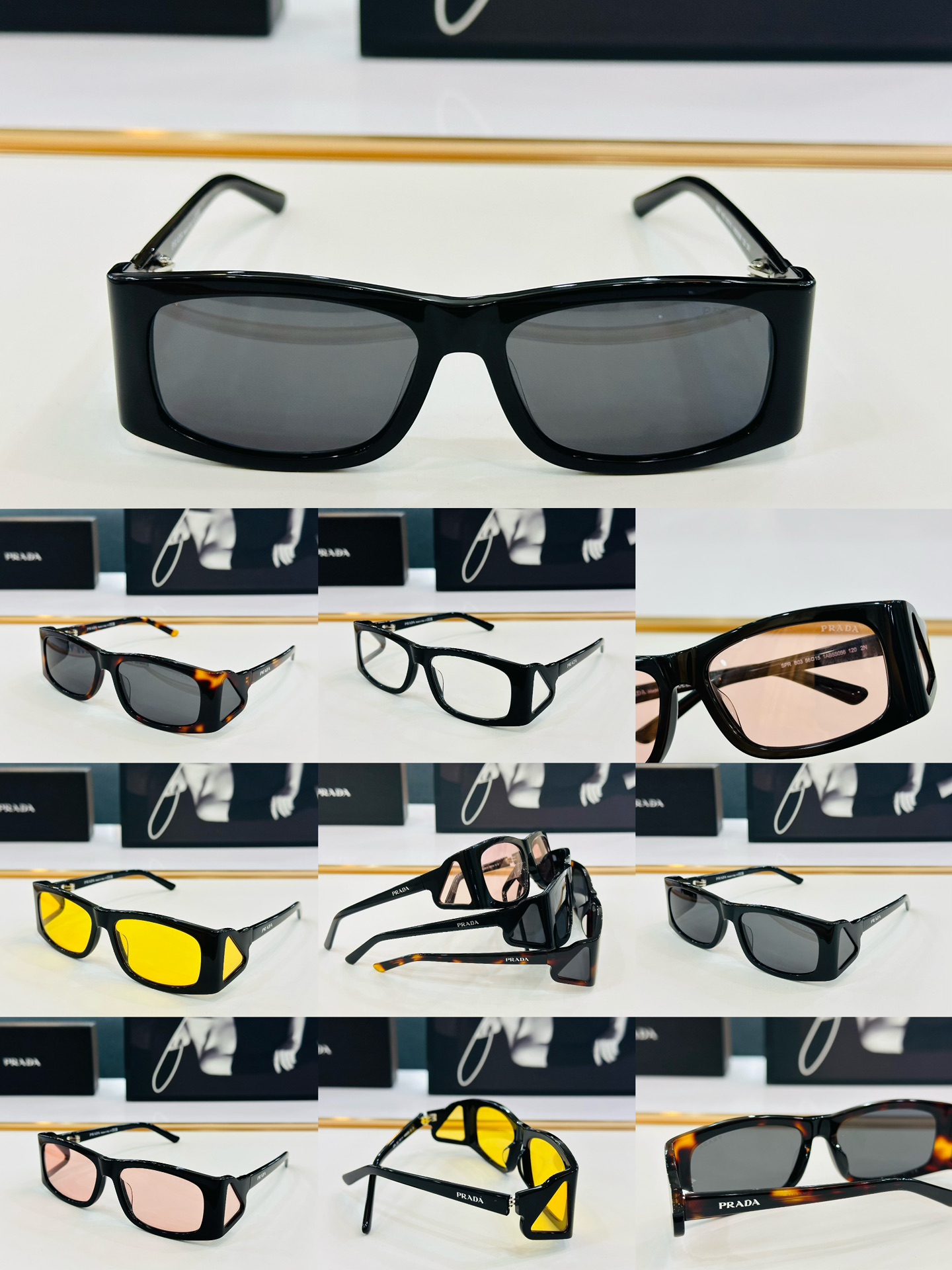 PRAD*普家1AB5S056Size56口15-120眼镜系列堪称精湛制作彰显独特个性S最新推出火爆款