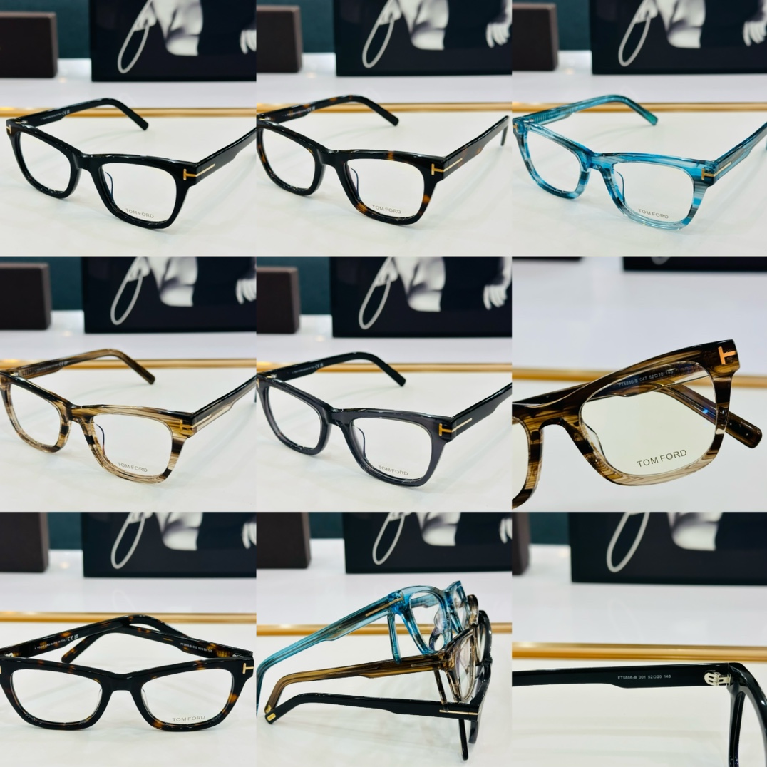 款TOMFORD汤姆家MODEL:FT5886-Bsize52口20-145L时尚潮流板材框
