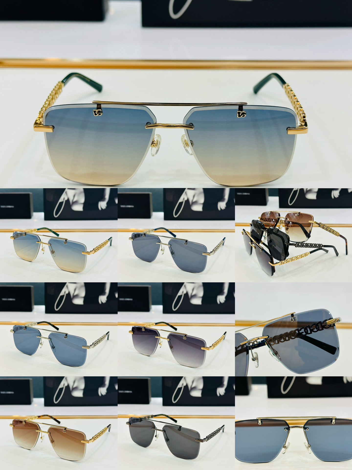官网款DOLCE&GABBAN*DG3361Size64口14-145新颖独特L美艳绝伦