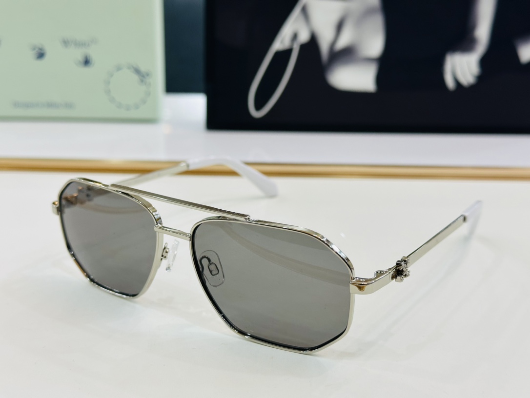 官网款OFFWHITEMODEL:OERJ044SIZE:59口15-140时尚太阳镜CC潮款