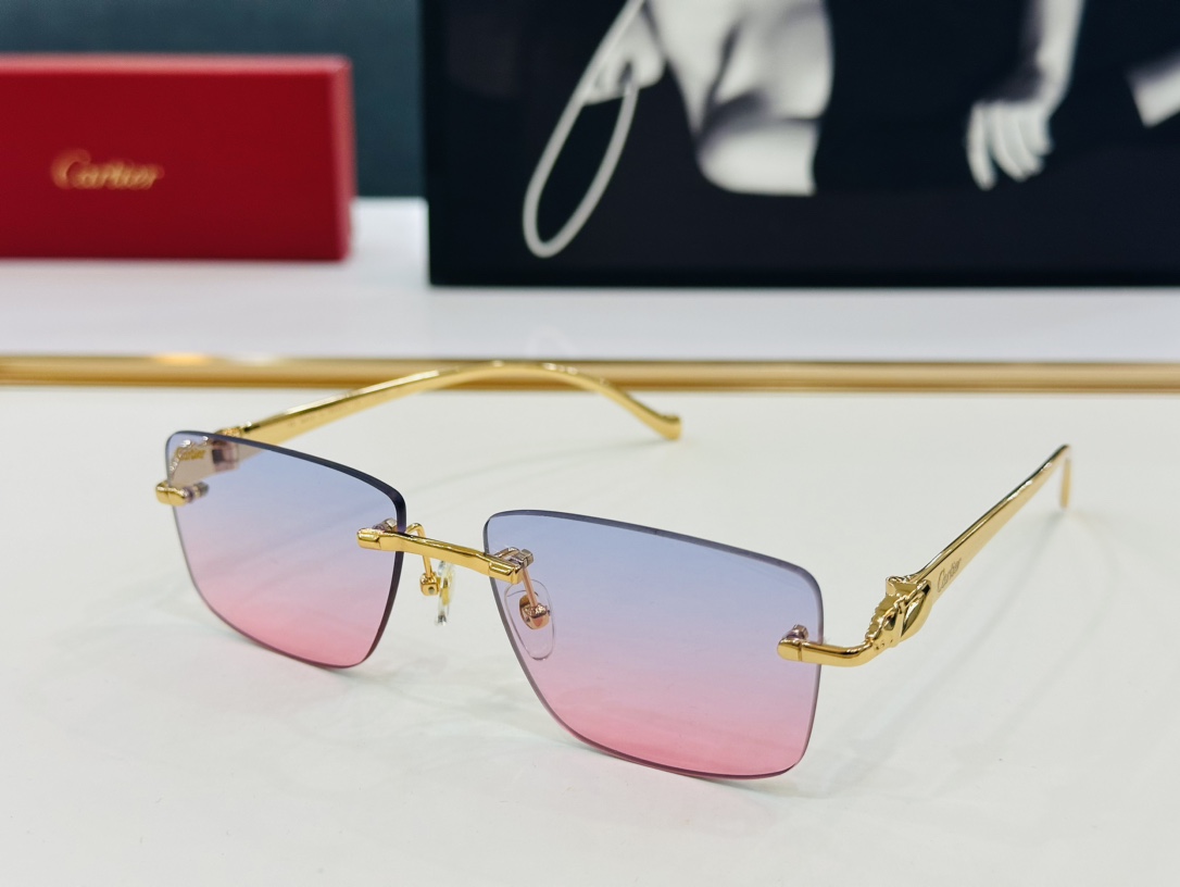 原版Cartie*卡家官网经典款太阳镜CT0058OSize56口17-130电镀工艺精湛大牌品X戴起来
