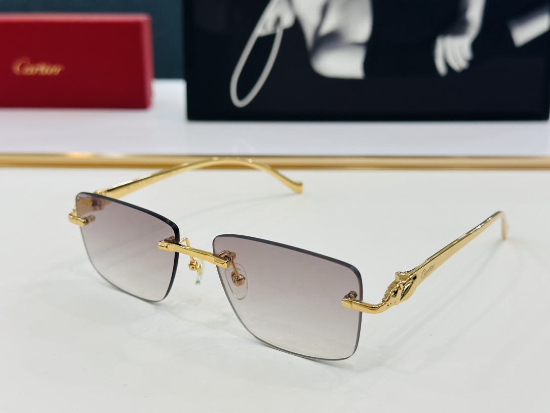 原版Cartie*卡家官网经典款太阳镜CT0058OSize56口17-130电镀工艺精湛大牌品X戴起来