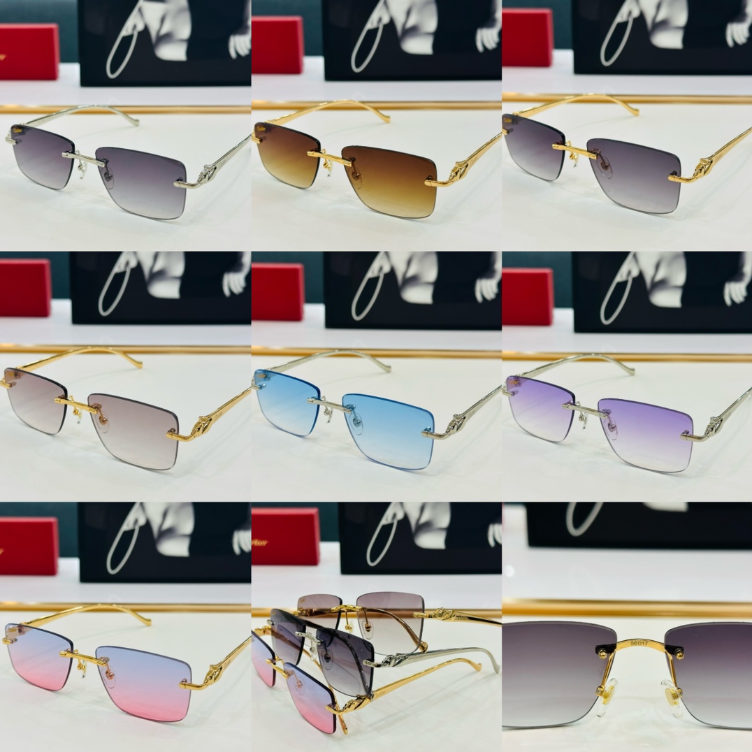 原版Cartie*卡家官网经典款太阳镜CT0058OSize56口17-130电镀工艺精湛大牌品X戴起来