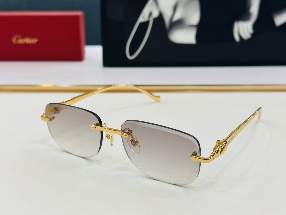 原版Cartie*卡家官网经典款太阳镜CT0058OSize56口17-130电镀工艺精湛大牌品X戴起来