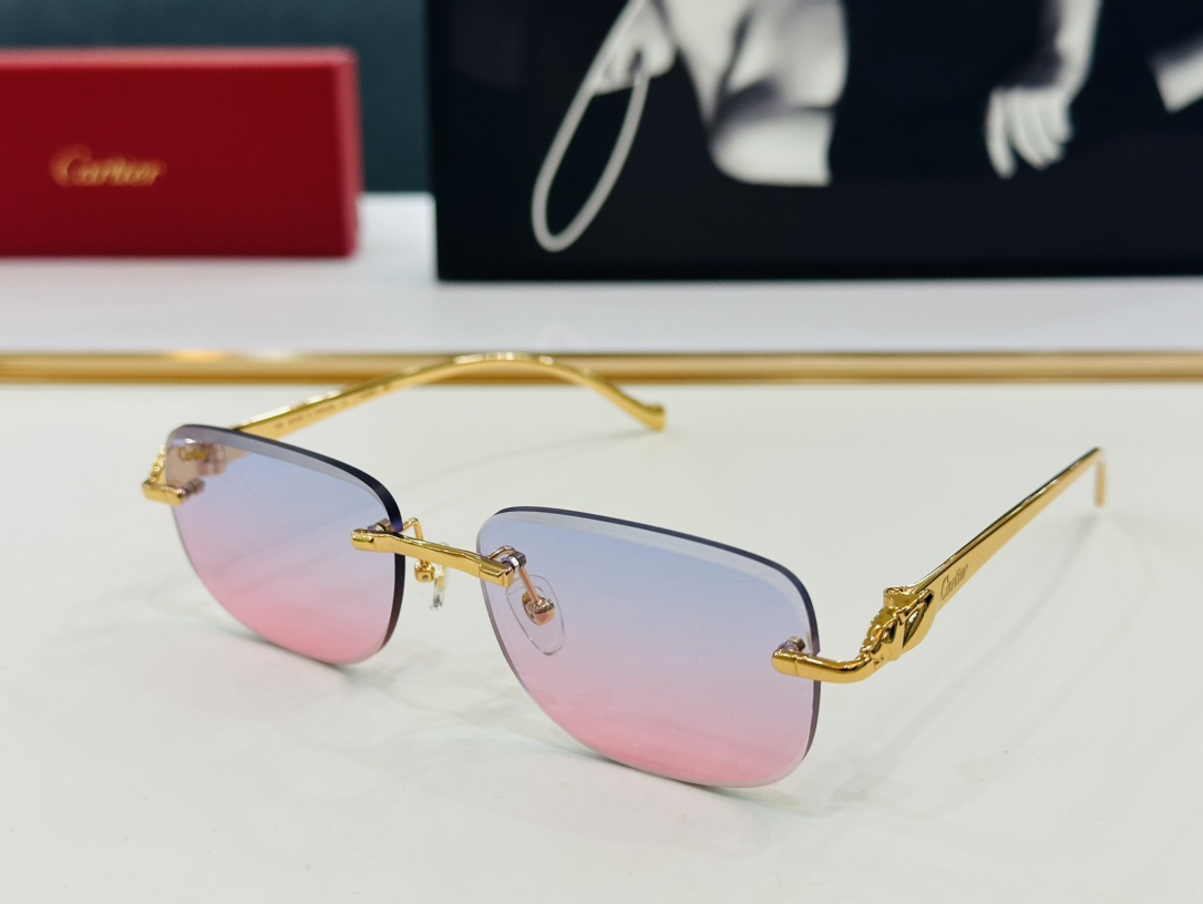 原版Cartie*卡家官网经典款太阳镜CT0058OSize56口17-130电镀工艺精湛大牌品X戴起来