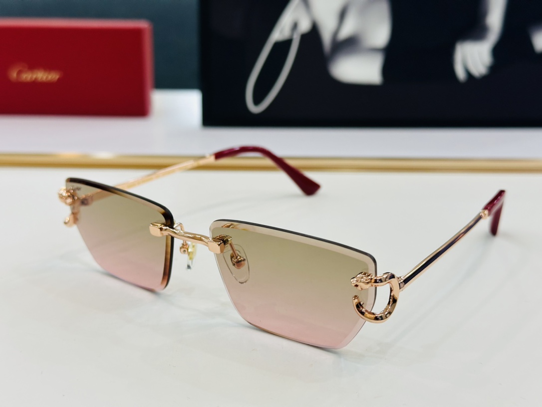 原版Cartie*卡家官网经典款太阳镜CT0634SSSize58口17-140电镀工艺精湛大牌品b戴起