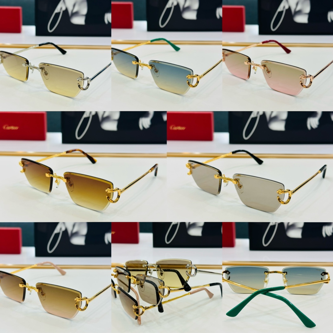 原版Cartie*卡家官网经典款太阳镜CT0634SSSize58口17-140电镀工艺精湛大牌品b戴起