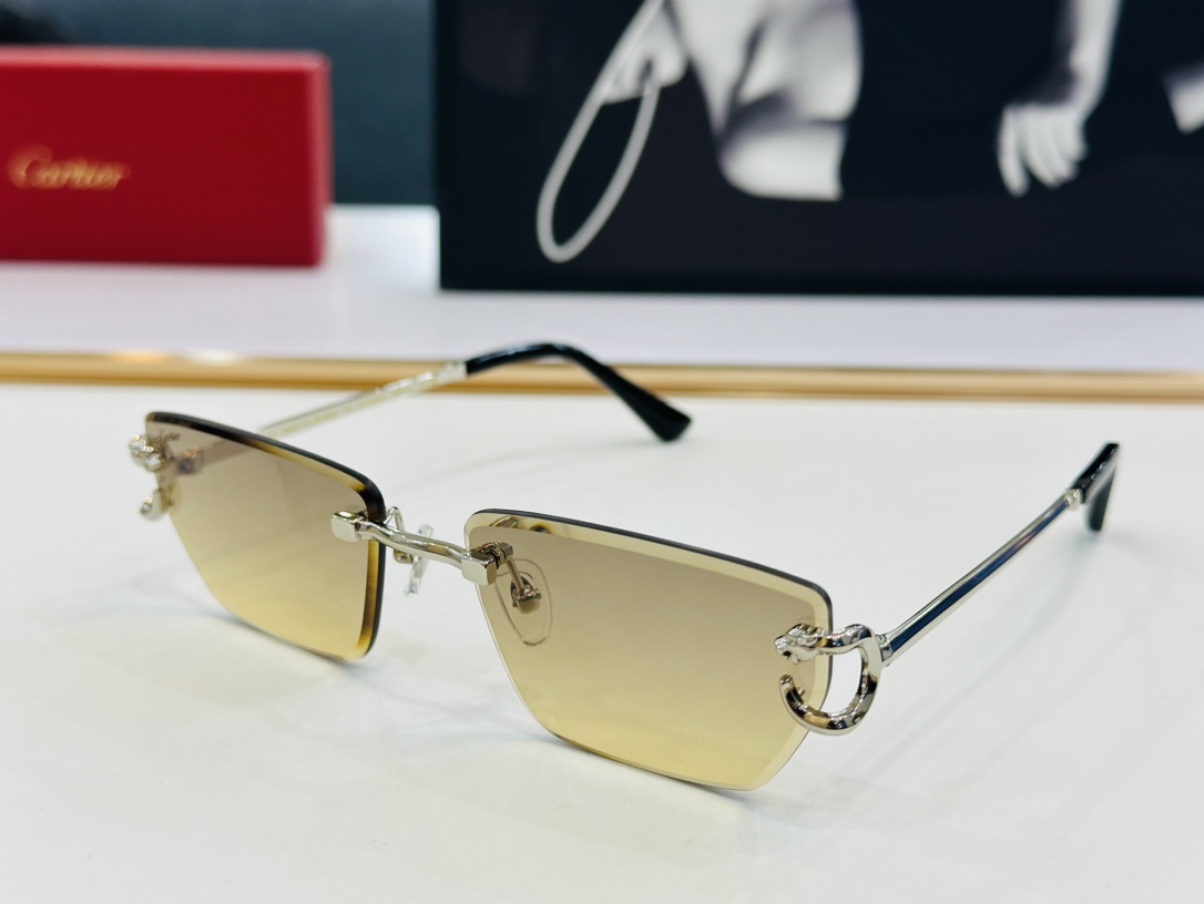 原版Cartie*卡家官网经典款太阳镜CT0634SSSize58口17-140电镀工艺精湛大牌品b戴起