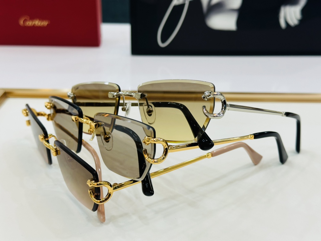原版Cartie*卡家官网经典款太阳镜CT0634SSSize58口17-140电镀工艺精湛大牌品b戴起