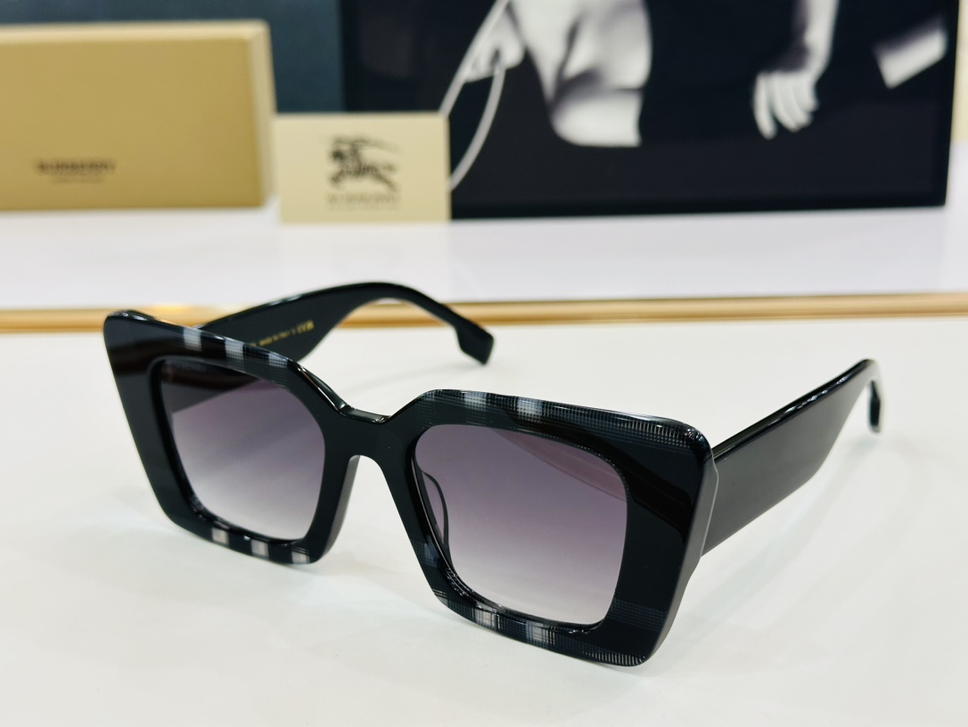 高品质BURBERR*巴家BE6008Size53口21-145女款太阳眼镜[得意]XL高品质特色镜腿