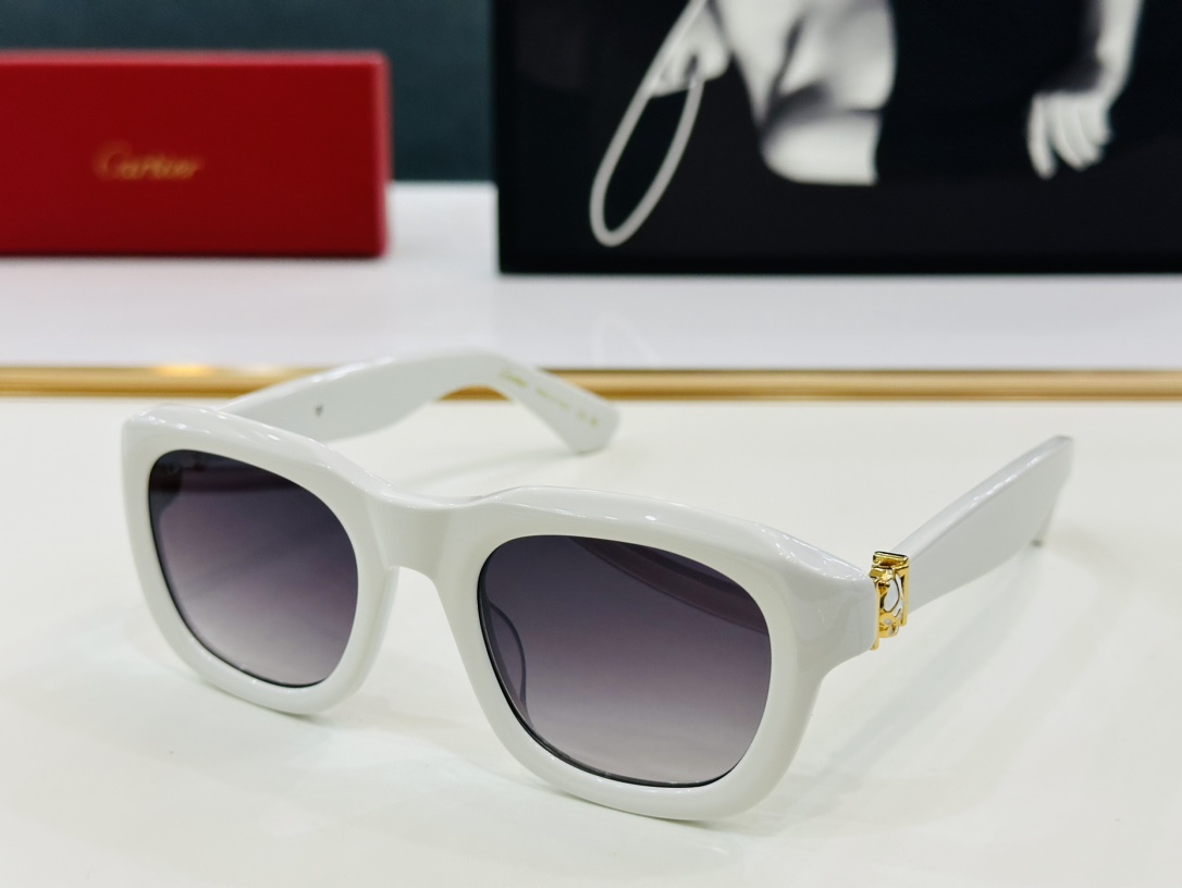 原版Cartie*卡家官网经典款太阳镜CT0317Size51口22-145电镀工艺精湛大牌品b戴起来气
