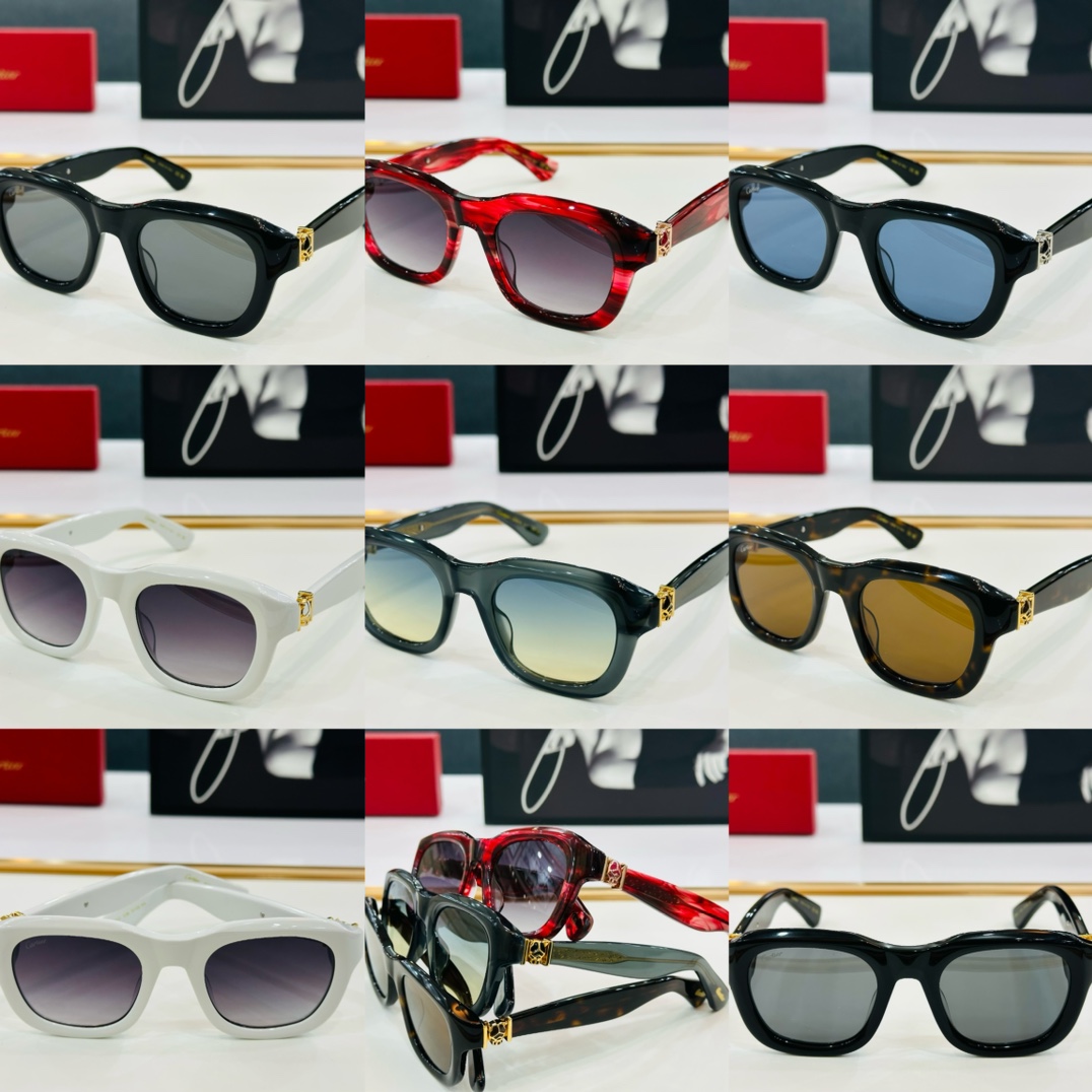 原版Cartie*卡家官网经典款太阳镜CT0317Size51口22-145电镀工艺精湛大牌品b戴起来气