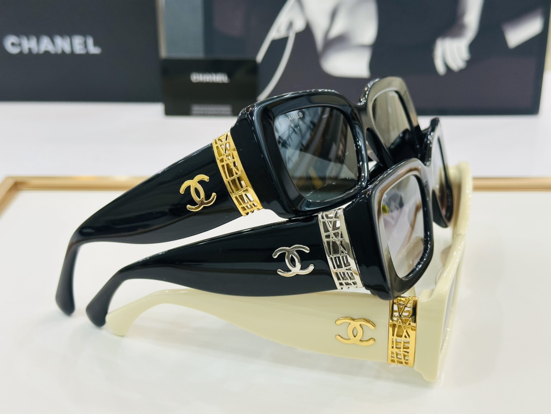 CHANE*香家CH5534SIZE54口21-140潮流爆款太阳镜高品质佩戴舒适b网红潮款墨镜立体感强