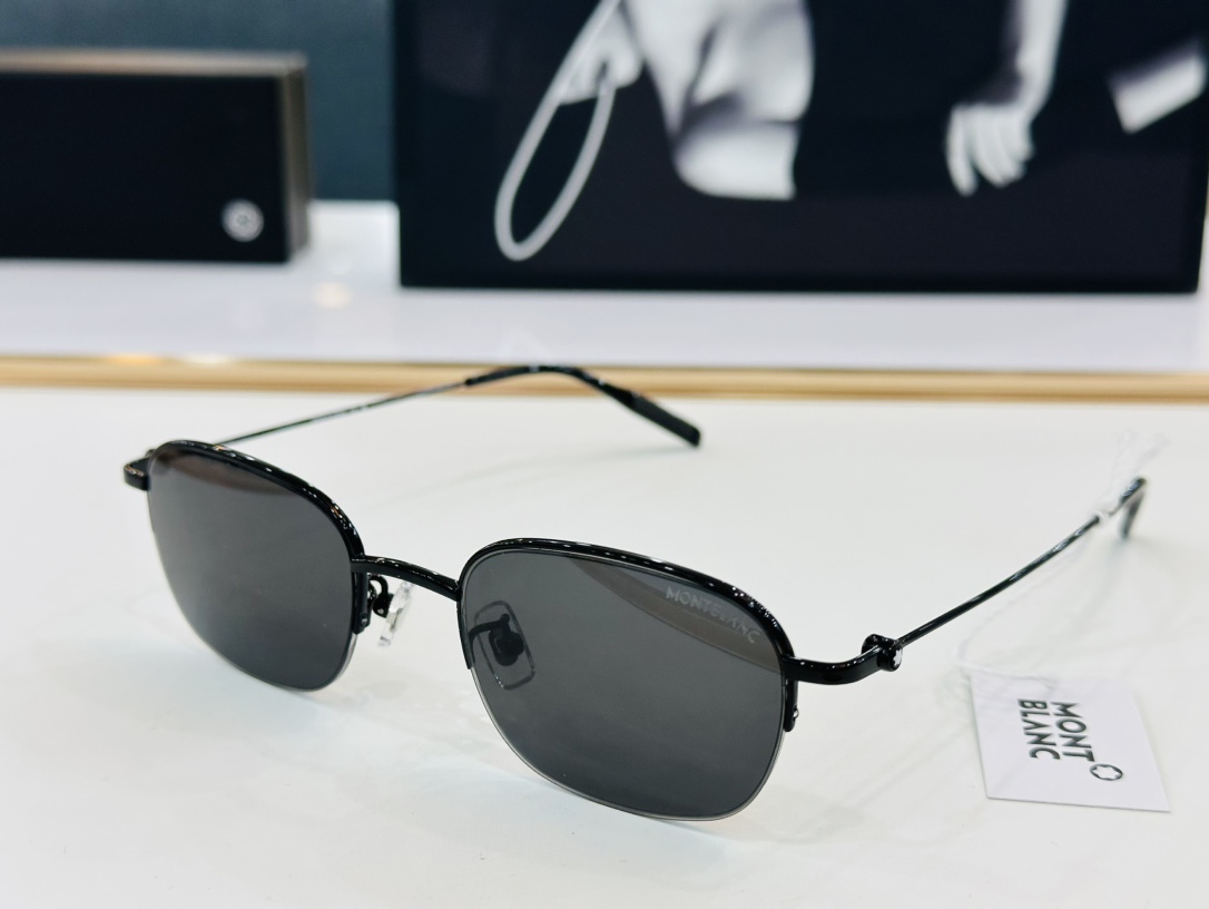 官网新品MONTBLANC万宝龙MB0372OASize51口20-150做工精良W完美电镀配戴舒适钛架