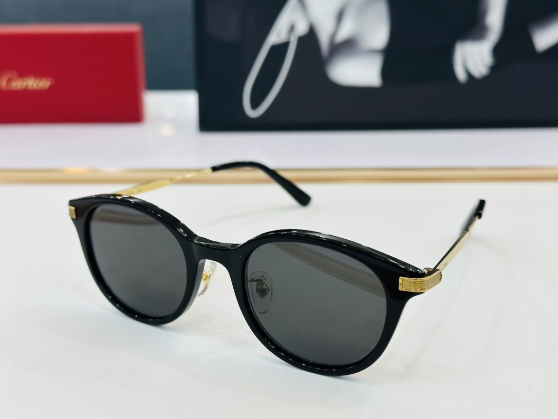 原版Cartie*卡家官网经典款太阳镜CT0749OASize49口20-145电镀工艺精湛大牌品W戴起