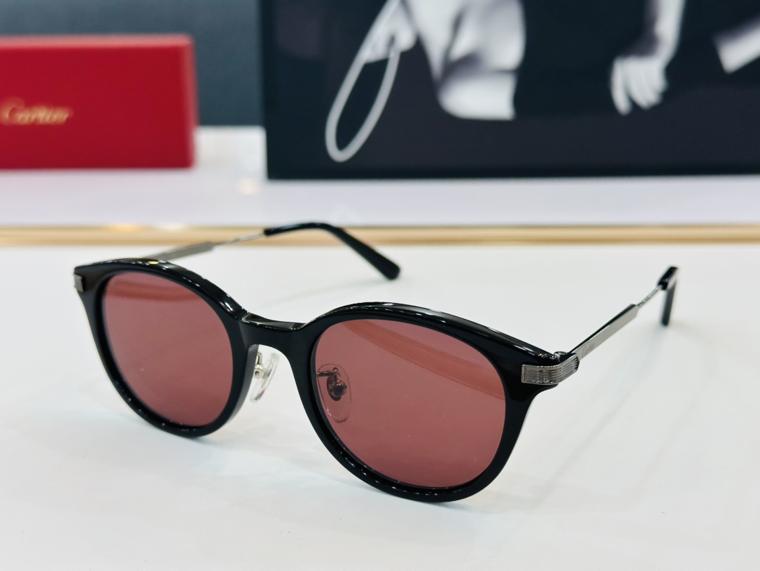 原版Cartie*卡家官网经典款太阳镜CT0749OASize49口20-145电镀工艺精湛大牌品W戴起