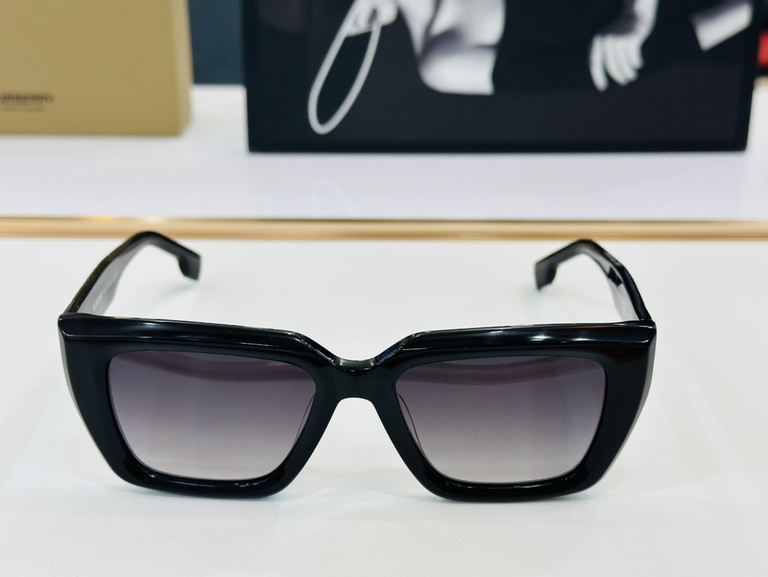 高品质BURBERR*巴家BE6103Size54口19-145女款太阳眼镜[得意]L高品质特色镜腿