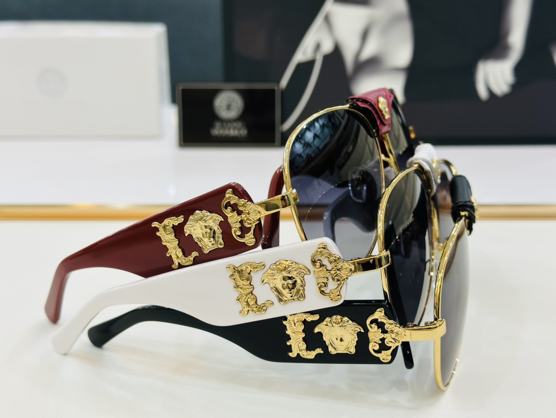 爆款到货男女同款VE2150QVersace*范思家Size62口14-140火爆个性款来袭！高端霸气C