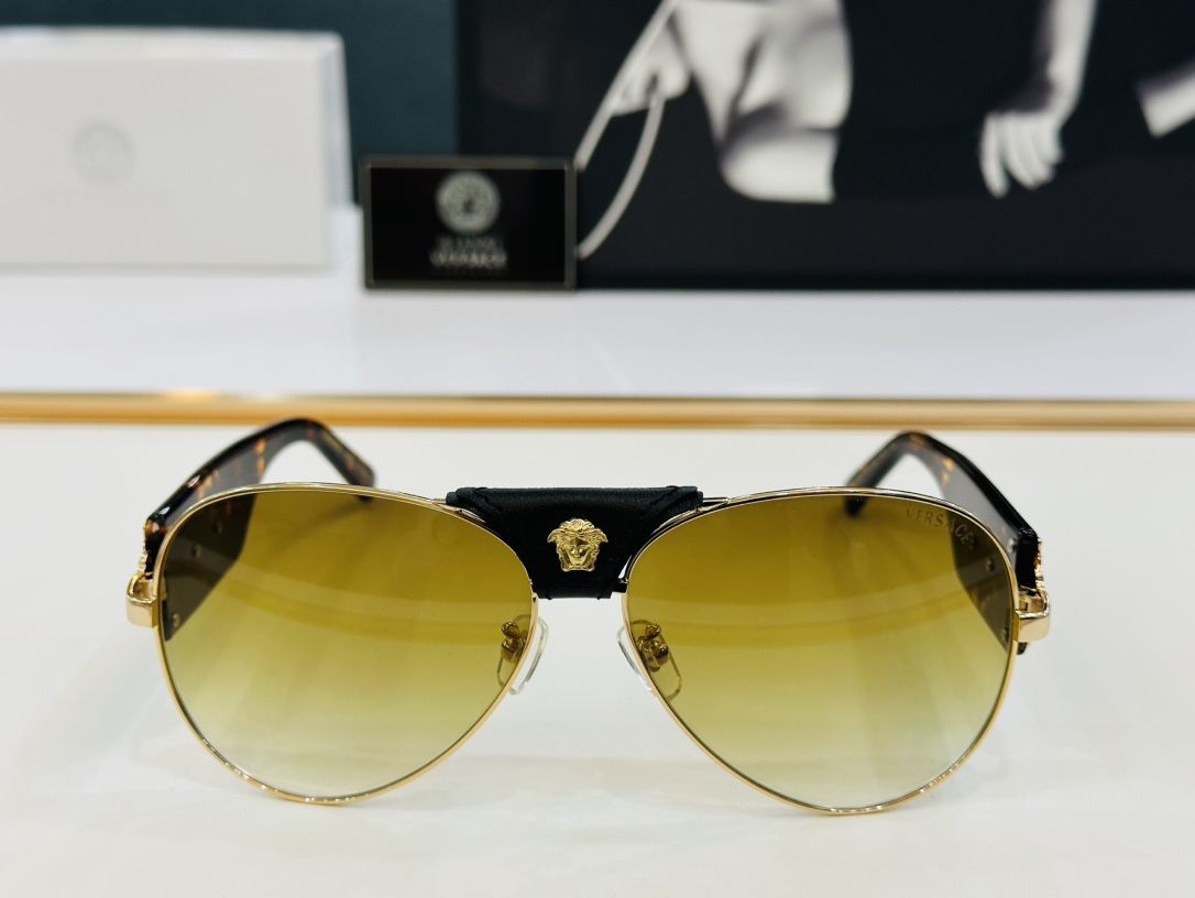 爆款到货男女同款VE2150QVersace*范思家Size62口14-140火爆个性款来袭！高端霸气C